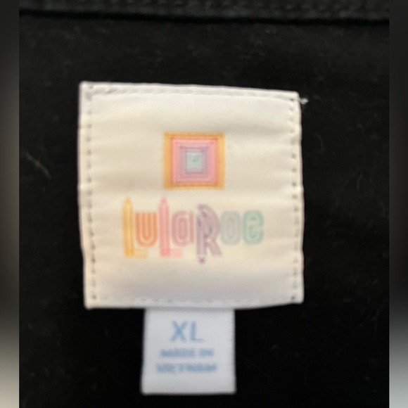 LuLaRoe Black Denim Jacket - Picture 3 of 3
